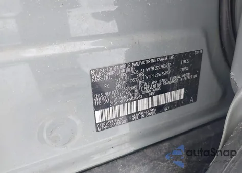 2019 Toyota Rav4 Xle z USA, uszkodzony, nr VIN 2T3P1RFV0KW036983